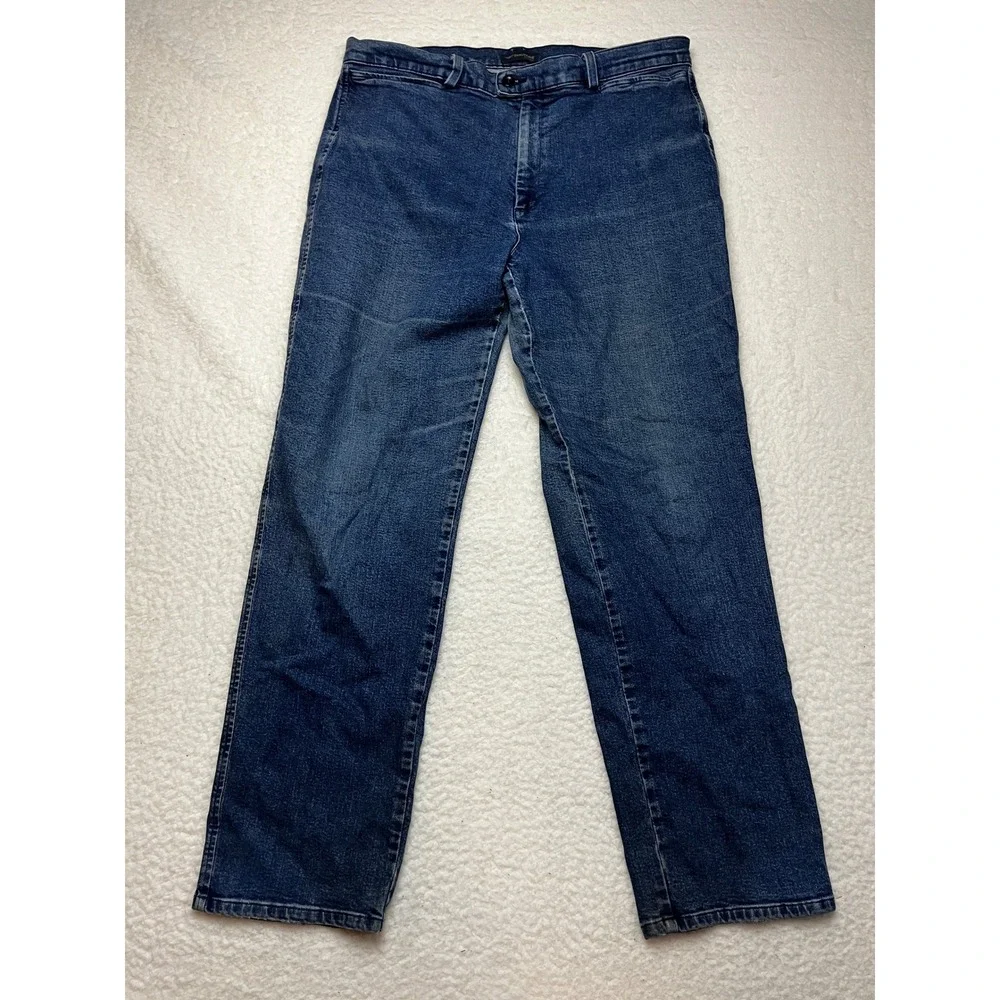 Dockers Jeans Womens‎ 16M Blue Stretch Denim Straight Leg High Rise 3782